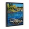 Stupell Industries Rocky River Landscape Framed Floater Canvas Wall Art Design by Andrew Kiss